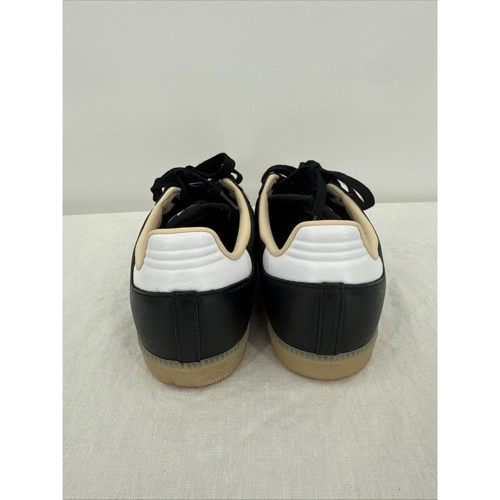 Adidas Mens Samba Vegan Black Gum Sneakers Size US 9.5 Classic Low Top